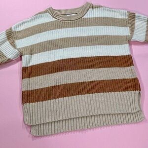 Time Tru Brown White Beige Sweater. Size 3X. Long sleeves. Great Condition.